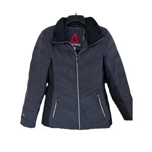 Women's Gerry Puffer Jacket w/o hood Sz S Black Downs & Feather Winter